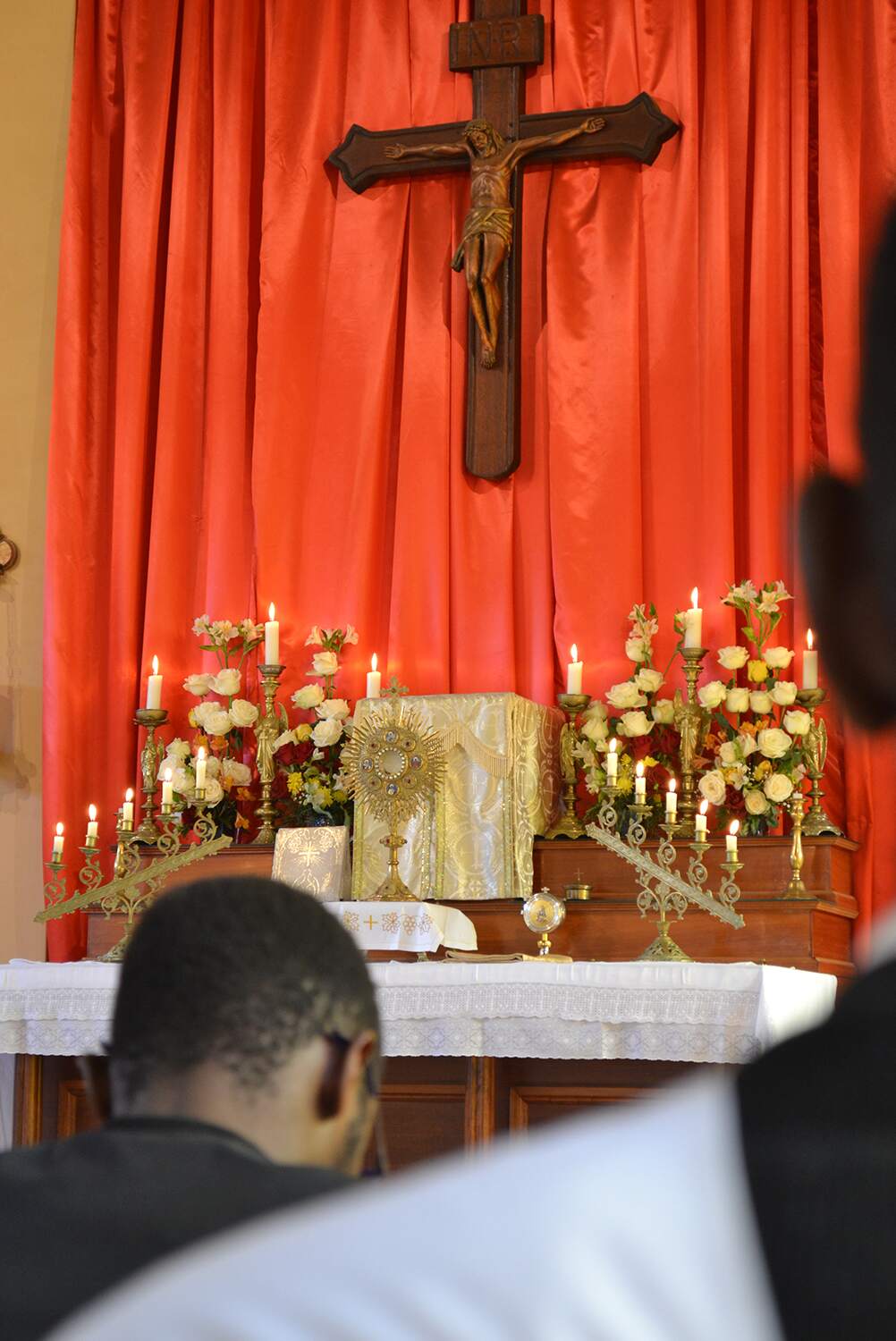 Adoration at Holy Cross Catholic Church in Lavington, Nairobi
