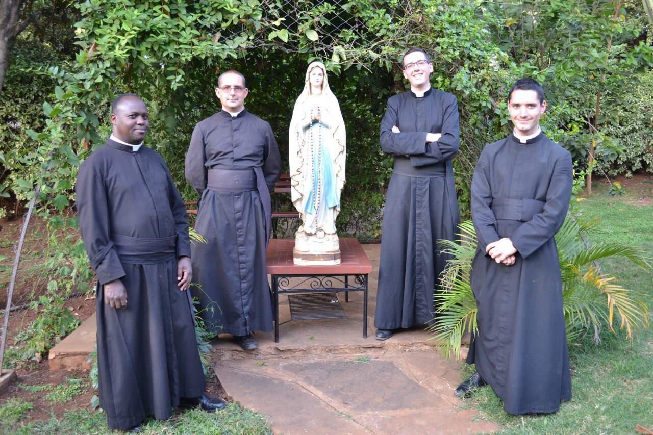 Priests and Brother of Holy Cross Catholic Church in Lavington, Nairobi